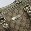 GUCCI GG Supreme Boston Bag PVC Beige Gold 193603 Auth 146267-14