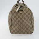 GUCCI GG Supreme Boston Bag PVC Beige Gold 193603 Auth 146267-4
