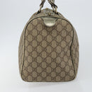 GUCCI GG Supreme Boston Bag PVC Beige Gold 193603 Auth 146267-5