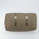 GUCCI GG Supreme Boston Bag PVC Beige Gold 193603 Auth 146267-9