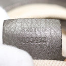 GUCCI Soho Ketting Schoudertas Leer Grijs 326706 Auth 146271-12