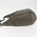 GUCCI Soho Chain Shoulder Bag Leather Gray 326706 Auth 146271-5