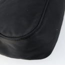 PRADA Hand Bag Nylon Black Silver Auth 146276-13