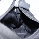 PRADA Hand Bag Nylon Black Silver Auth 146276-18