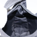 PRADA Hand Bag Nylon Black Silver Auth 146276-19