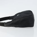 PRADA Hand Bag Nylon Black Silver Auth 146276-5