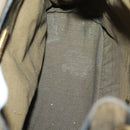 FENDI Pecan Canvas Backpack Brown Black Auth 146280-10