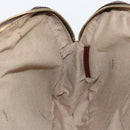 FENDI Zucchino Canvas Tote Bag Brown Gold Auth 146282-21