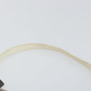 FENDI Zucchino Canvas Accessory Pouch Navy Silver Auth 146283-8