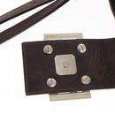 FENDI Zucca Canvas Mamma Baguette Tote Bag Black Brown Auth 146284-11