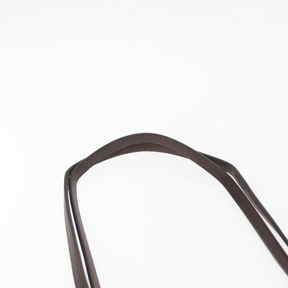 FENDI Zucca Canvas Mamma Baguette Tote Bag Black Brown Auth 146284