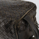 BOTTEGA VENETA INTRECCIATO Clutch Bag Leather Brown Auth 146285-12