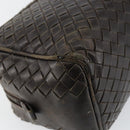 BOTTEGA VENETA INTRECCIATO Clutch Bag Leather Brown Auth 146285-13