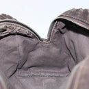 BOTTEGA VENETA INTRECCIATO Clutch Bag Leather Brown Auth 146285-18