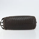 BOTTEGA VENETA INTRECCIATO Clutch Bag Leather Brown Auth 146285-9