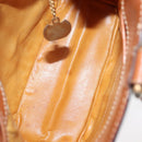 CELINE Macadam Canvas Shoulder Bag PVC Leather Brown Gold Auth 146286-11