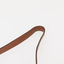 CELINE Macadam Canvas Shoulder Bag PVC Leather Brown Gold Auth 146286-8