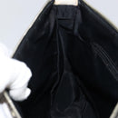 Christian Dior Trotter Canvas Shoulder Bag Black Silver Auth 146291-19