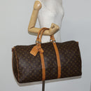 LOUIS VUITTON Monogram Keepall Bandouliere 55 Boston Bag M41414 LV Auth 146303-22