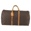 LOUIS VUITTON Monogram Keepall 60 Boston Bag M41422 LV Auth 146304-13