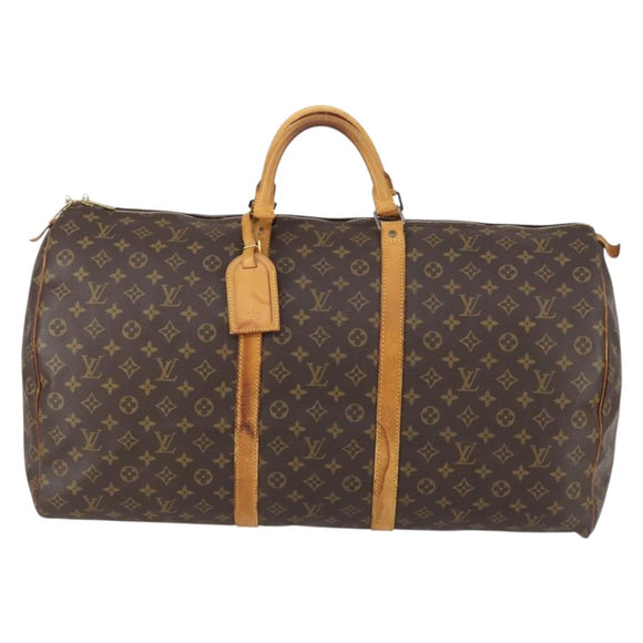 LOUIS VUITTON Monogram Keepall 60 Boston Bag M41422 LV Auth 146304