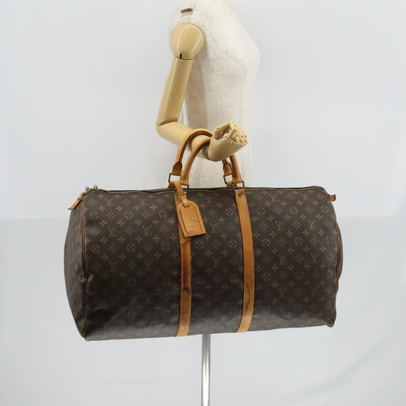 LOUIS VUITTON Monogram Keepall 60 Boston Bag M41422 LV Auth 146304