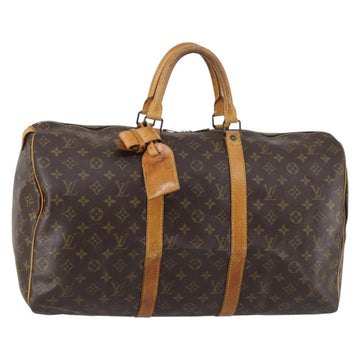 LOUIS VUITTON Monogram Keepall 50 Boston Bag M41426 LV Auth 146305