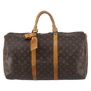 LOUIS VUITTON Monogram Keepall 50 Boston Bag M41426 LV Auth 146305-13