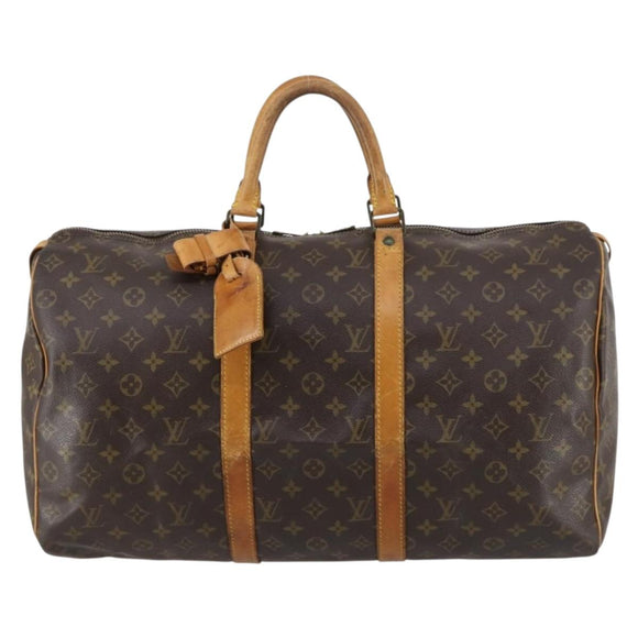 LOUIS VUITTON Monogram Keepall 50 Boston Bag M41426 LV Auth 146305