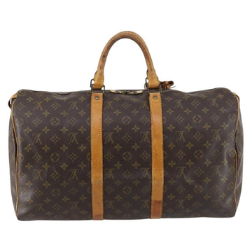 LOUIS VUITTON Monogram Keepall 50 Boston Bag M41426 LV Auth 146305 - 0