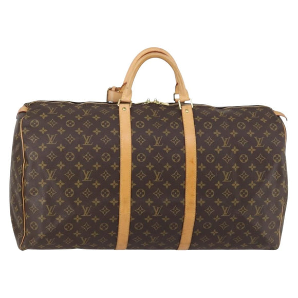 LOUIS VUITTON Monogram Keepall 60 Boston Bag M41422 LV Auth 146307