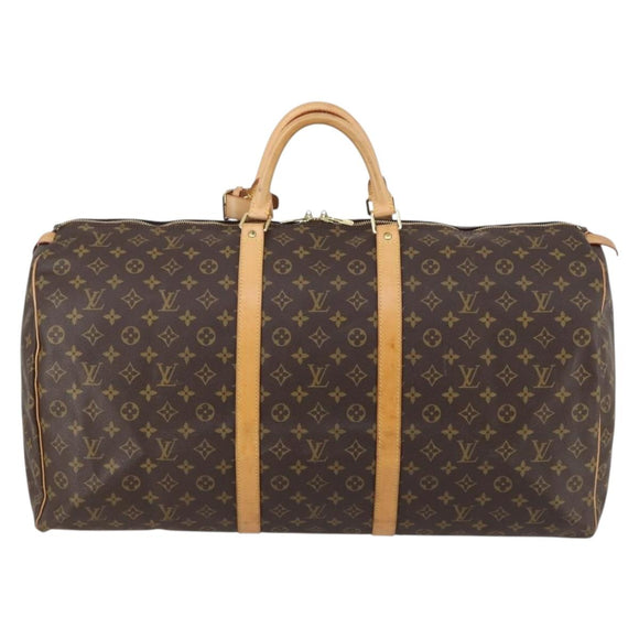 LOUIS VUITTON Monogram Keepall 60 Boston Bag M41422 LV Auth 146307
