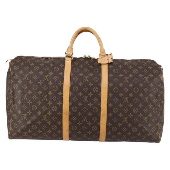 LOUIS VUITTON Monogram Keepall 60 Boston Bag M41422 LV Auth 146307
