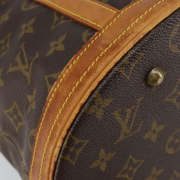 LOUIS VUITTON Monogram Bucket GM Shoulder Bag M42236 LV Auth 146310