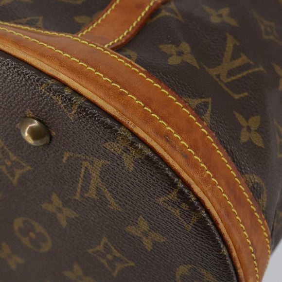 LOUIS VUITTON Monogram Bucket GM Shoulder Bag M42236 LV Auth 146310