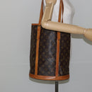 LOUIS VUITTON Monogram Bucket GM Shoulder Bag M42236 LV Auth 146310-23