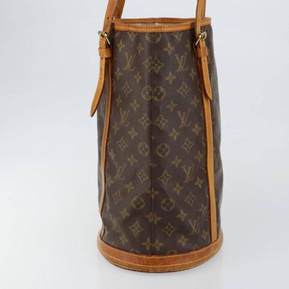 LOUIS VUITTON Monogram Bucket GM Shoulder Bag M42236 LV Auth 146310