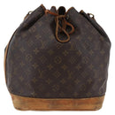 LOUIS VUITTON Monogram Noe Shoulder Bag M42224 LV Auth 146313-1