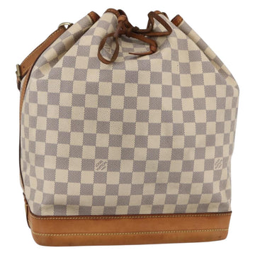 LOUIS VUITTON Damier Azur Noe Shoulder Bag N42222 LV Auth 146319
