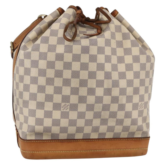 LOUIS VUITTON Damier Azur Noe Shoulder Bag N42222 LV Auth 146319