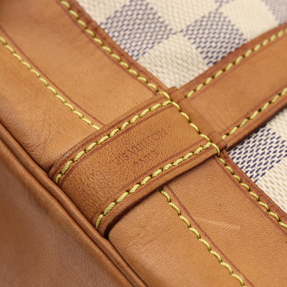 LOUIS VUITTON Damier Azur Noe Shoulder Bag N42222 LV Auth 146319