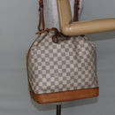 LOUIS VUITTON Damier Azur Noe Shoulder Bag N42222 LV Auth 146319-20