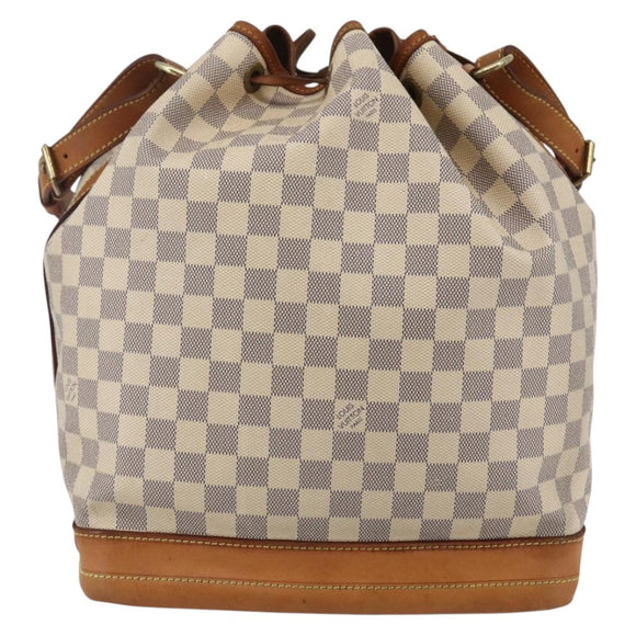 LOUIS VUITTON Damier Azur Noe Shoulder Bag N42222 LV Auth 146319