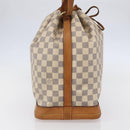 LOUIS VUITTON Damier Azur Noe Shoulder Bag N42222 LV Auth 146319-3