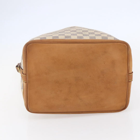 LOUIS VUITTON Damier Azur Noe Shoulder Bag N42222 LV Auth 146319