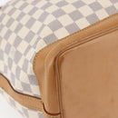 LOUIS VUITTON Damier Azur Noe Shoulder Bag N42222 LV Auth 146320-16