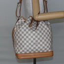 LOUIS VUITTON Damier Azur Noe Shoulder Bag N42222 LV Auth 146320-21