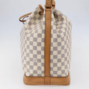 LOUIS VUITTON Damier Azur Noe Shoulder Bag N42222 LV Auth 146320-4