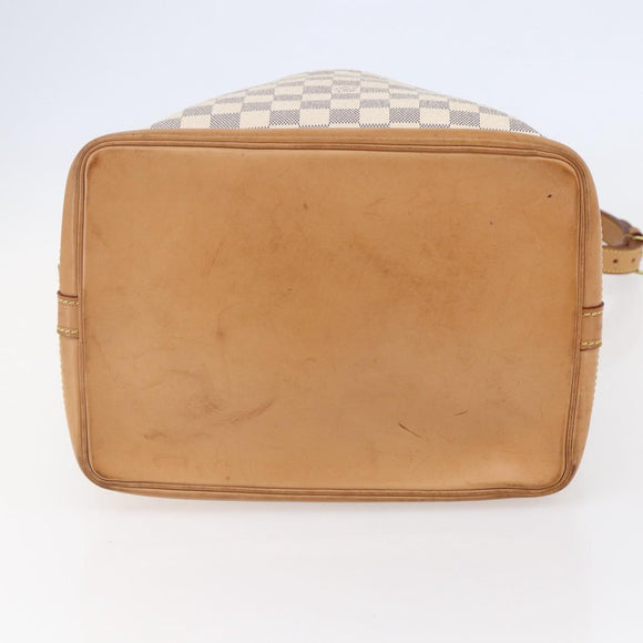 LOUIS VUITTON Damier Azur Noe Shoulder Bag N42222 LV Auth 146320