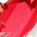 LOUIS VUITTON Monogram Vernis Reade PM Hand Bag Red Rouge M91088 LV Auth 146322-11